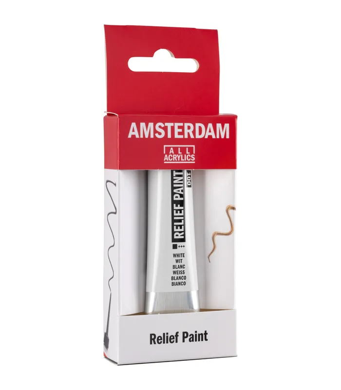Amsterdam Relief Paint Tube 20 ml White 100