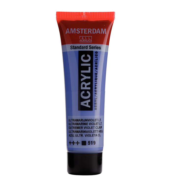 Ακρυλικό Χρώμα Ζωγραφικής Amsterdam Standard Series Acrylic Tube 20 ml Ultramarine violet light 519