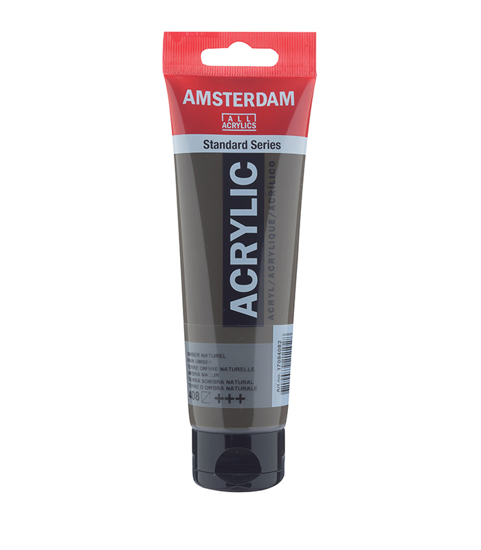 Ακρυλικό Χρώμα Ζωγραφικής Amsterdam Standard Series Acrylic Tube 120 ml Raw umber 408