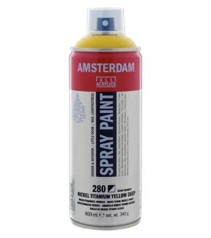 Amsterdam Spray Paint 400 ml Nickel titanium yellow deep 280