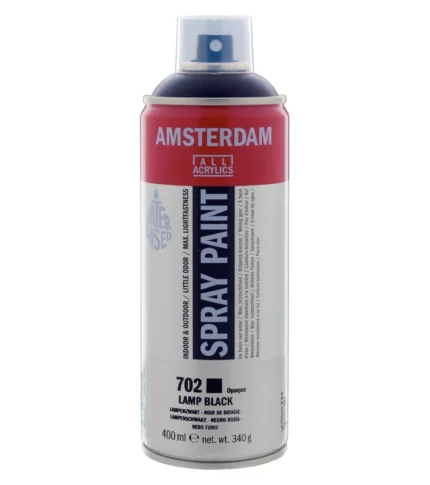 Amsterdam Spray Paint 400 ml Lamp black 702