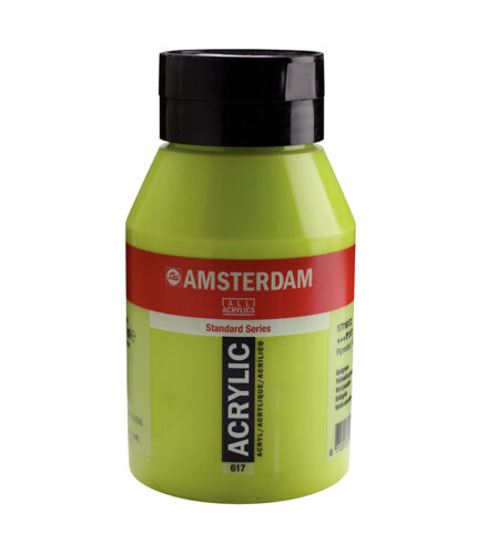 Ακρυλικό Χρώμα Ζωγραφικής Amsterdam Standard Series Acrylic Jar 1000 ml Yellowish Green 617