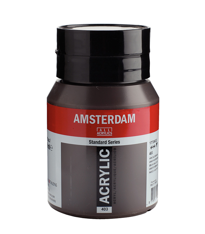 Ακρυλικό Χρώμα Ζωγραφικής Amsterdam Standard Series Acrylic Jar 500 ml Vandyke brown 403