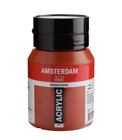 Ακρυλικό Χρώμα Ζωγραφικής Amsterdam Standard Series Acrylic Jar 500 ml Burnt Sienna 411