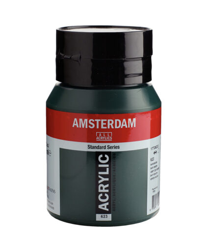 Ακρυλικό Χρώμα Ζωγραφικής Amsterdam Standard Series Acrylic Jar 500 ml Sap green 623