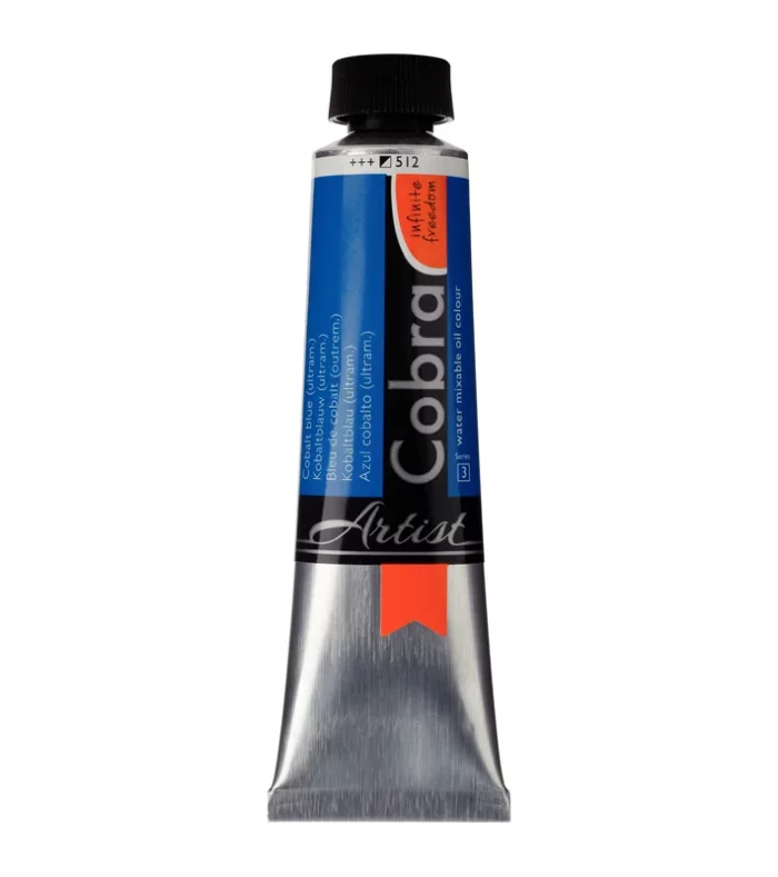 Cobra Artist Water Mixable Oil Colour Tube 40 ml Cobalt blue (ultramine) 512
