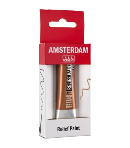 Amsterdam Relief Paint Tube 20 ml Bronze 811