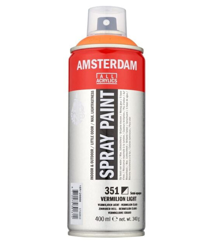 Amsterdam Spray Paint 400 ml Vermilion Light 351