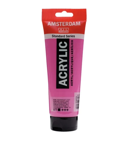 Ακρυλικό Χρώμα Ζωγραφικής Amsterdam Standard Series Acrylic Tube 250 ml Permanent Red Violet Light 577