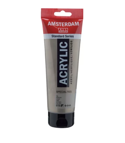 Ακρυλικό Χρώμα Ζωγραφικής Amsterdam Standard Series Acrylic Tube 250 ml Pewter 815