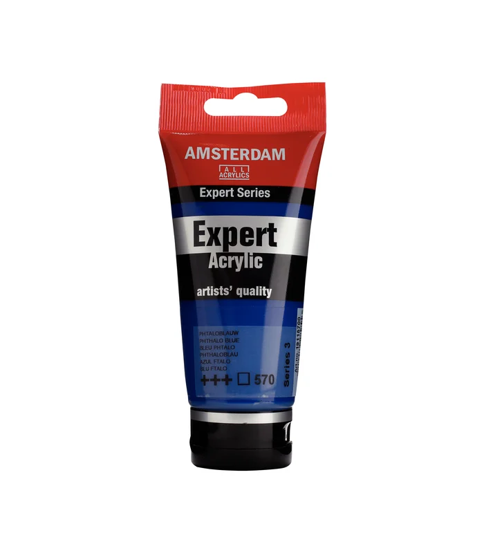Ακρυλικό Χρώμα Ζωγραφικής Amsterdam Expert Series Acrylic Tube 75 ml Phthalo Blue 570