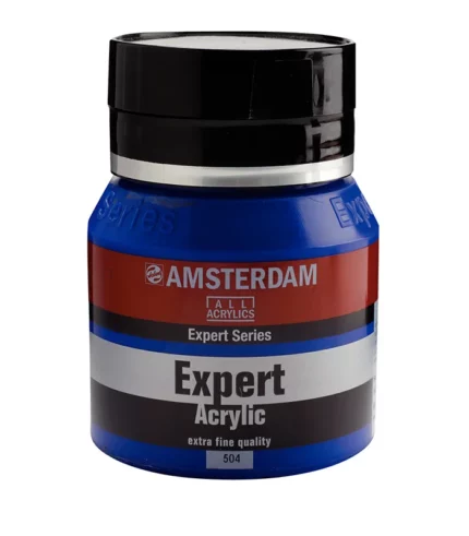 Ακρυλικό Χρώμα Ζωγραφικής Amsterdam Expert Series Acrylic Jar 400 ml Ultramarine 504