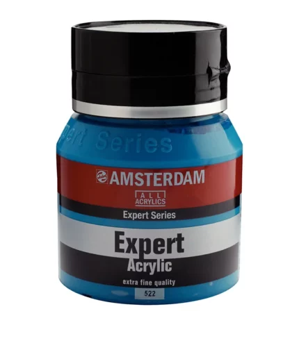 Ακρυλικό Χρώμα Ζωγραφικής Amsterdam Expert Series Acrylic Jar 400 ml Turquoise Blue 522