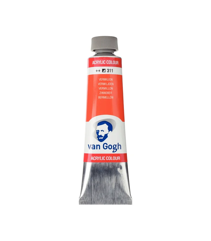 Ακρυλικό Χρώμα Ζωγραφικής Van Gogh Acrylic Colour Tube 40 ml Vermilion 311