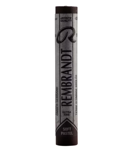 Rembrandt Soft Pastel Round Full Stick Burnt Umber(3) (409.3)