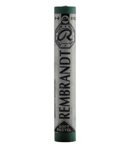 Rembrandt Soft Pastel Round Full Stick Permanent Green Deep(3) (619.3)