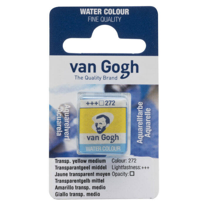 Van Gogh Watercolour Pan Transparent Yellow Green 272